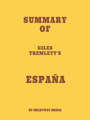 cover image of Summary of Giles Tremlett's España